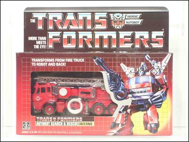 Transformers: More Than Meets the Eye (Generation 1) figure 33 Inferno (Autobot Search and Rescue)