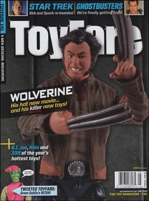 Toyfare: The Toy Magazine issue 141-B X-Men Origins Wolverine Cover