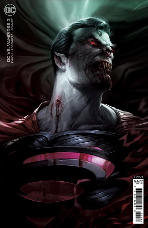 DC vs Vampires issue 3-B Francesco Mattina Cardstock Cover