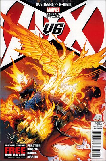 Avengers vs X-Men issue 5-G Jim Cheung Red Cover (2nd Print)