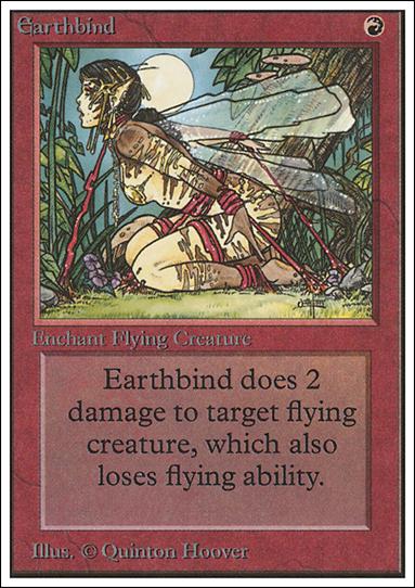 Magic the Gathering: Unlimited (Base Set) card 146 Earthbind