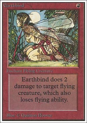Magic the Gathering: Unlimited (Base Set) card 146 Earthbind