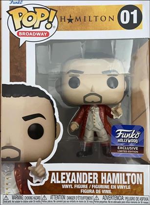 POP! Broadway figure 1-B Alexander Hamilton (Metallic) Funko Hollywood