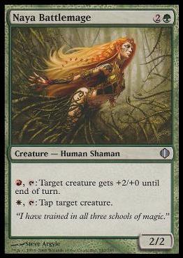 Magic the Gathering: Shards of Alara (Base Set) card 142 Naya Battlemage