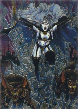 Lady Death All Chromium (Base Set) card 42 Cover of Lady Death: The Reckoning