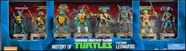 Teenage Mutant Ninja Turtles (2012) Box Sets figure 3 History of TMNT featuring Leonardo 8-Pack