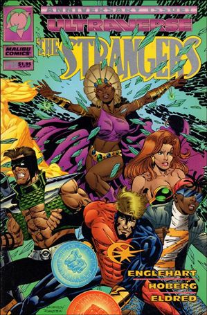 Strangers (1993) issue 12 Wraparound Silver Ink Cover