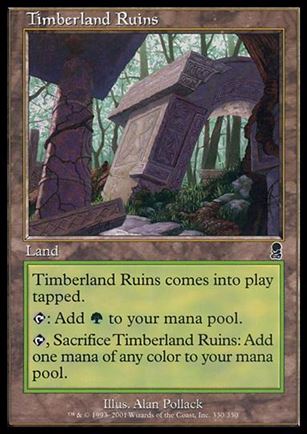 Magic the Gathering: Odyssey (Base Set) card 330 Timberland Ruins