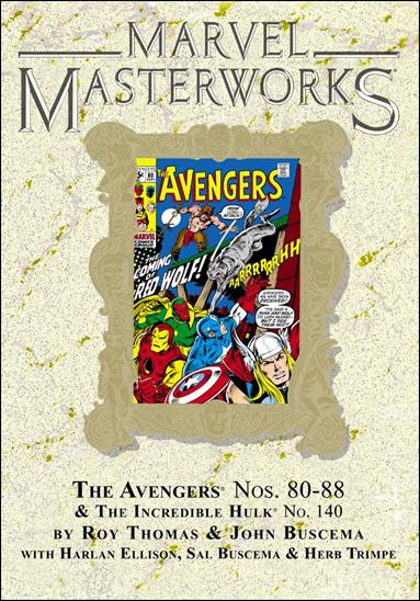 Marvel Masterworks: The Avengers issue 9-B Marble Dust Jacket Vol 117