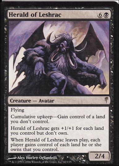 Magic the Gathering: Coldsnap (Base Set) card 62 Herald of Leshrac