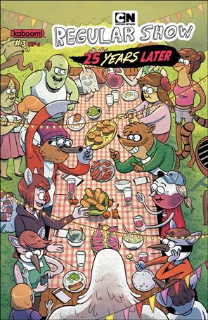 Regular Show: 25 Years Later issue 3-B Sam Beck Subscription Cover