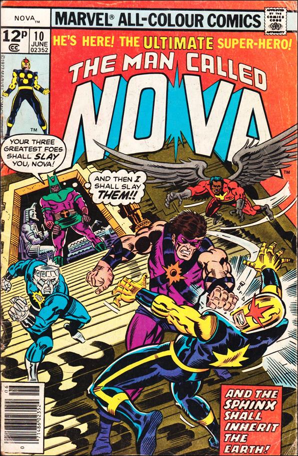Nova (1976) issue 10-C UK Price Cover