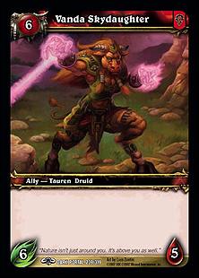 World of Warcraft: Through the Dark Portal (Base Set) card 239 Vanda Skydaughter