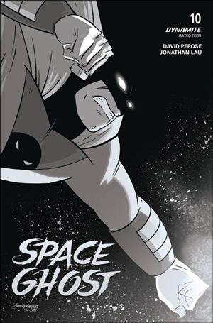 Space Ghost (2024) issue 10-I Anthony Marques B&W 1:20 Cardstock Cover