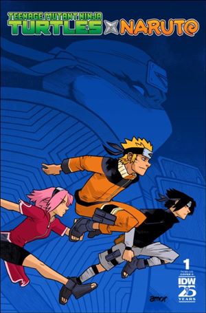 Teenage Mutant Ninja Turtles x Naruto issue 1-C John Amor Cover