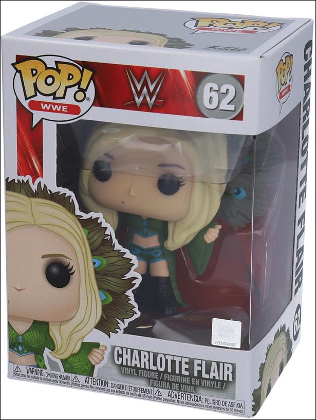 POP! WWE figure 62 Charlotte Flair (Green)