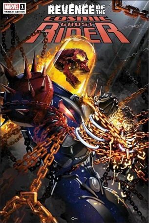 Revenge of the Cosmic Ghost Rider issue 1-F Clayton Crain Scorpion Comics Cover 1/2000
