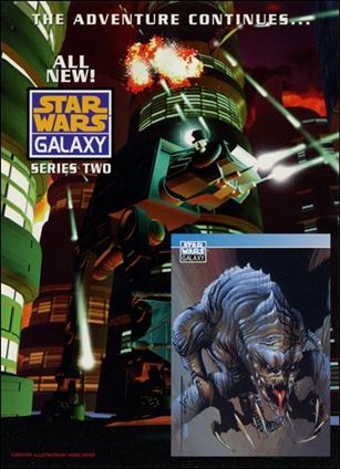 Star Wars Galaxy: Series 2 (Promo) card nn1 5x7 Rancor and AT-AT