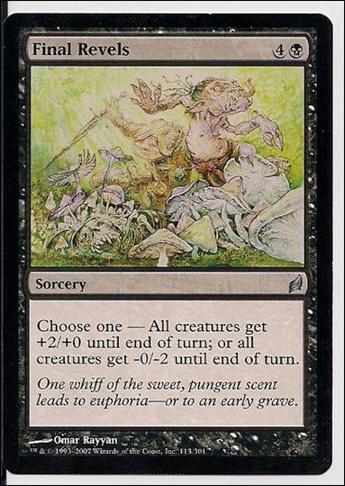 Magic the Gathering: Lorwyn (Base Set) card 113 Final Revels