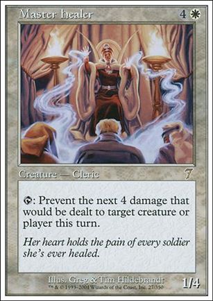 Magic the Gathering: 7th Edition (Base Set) card 27 Master Healer