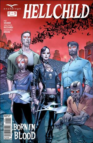 Hellchild issue 2-D Jason Metcalf Cover