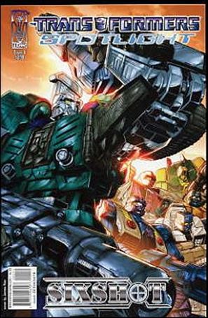 Transformers Spotlight issue nn4 Sixshot - James Raiz Standard Cover