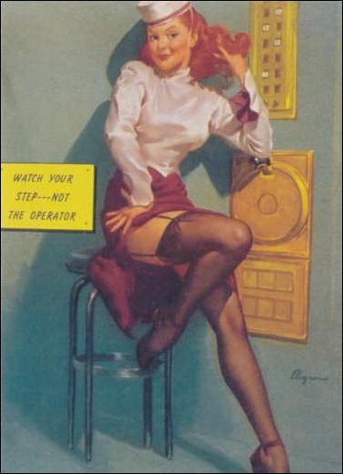 Elvgren's Calendar Pinups 2 (Base Set) card 24 Watch Your Step