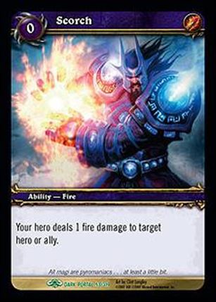 World of Warcraft: Through the Dark Portal (Base Set) card 53 Scorch