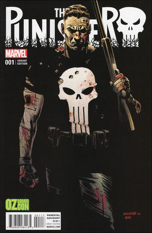 Punisher (2016) issue 1-L Chris Samnee Oz Comic Con Cover