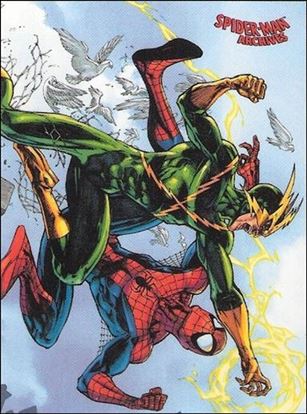Spider-Man Archives (Base Set) card 53 Spider-Man vs. Electro