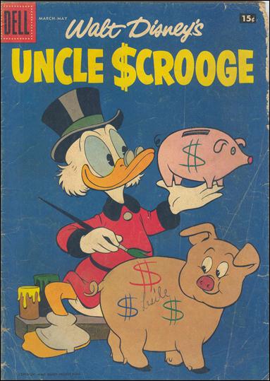 Walt Disney's Uncle Scrooge issue 21-B 15 Cent Price Cover