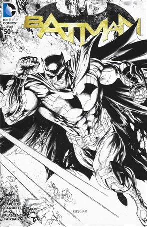 Batman (2011) issue 50-I Tyler Kirkham Hasting Sketch Cover