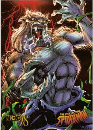 Marvel Creators Collection '98 (Base Set) card 53 Spectacular Spider-Man: Man-Wolf