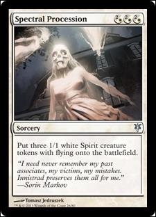 Magic the Gathering: Duel Decks: Sorin vs. Tibalt (Base Set) card 26 Spectral Procession