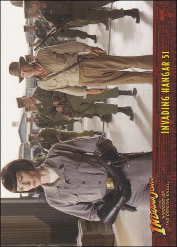 Indiana Jones and the Kingdom of the Crystal Skull (Base Set) card 17 Invading Hangar 51