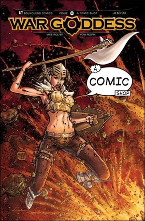 War Goddess issue 0-J A Comic Shop Cover