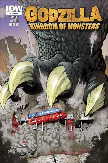Godzilla: Kingdom of Monsters issue 1-NH Friendly Neighborhood Comics Cover 1/500