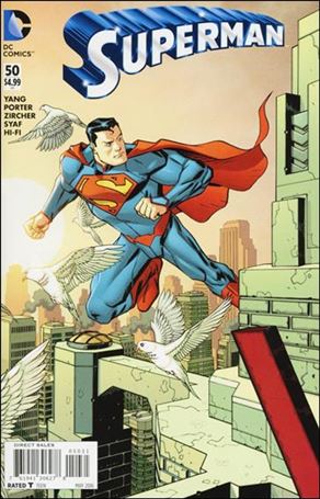 Superman (2011) issue 50-F Dave Johnson 1:100 Connecting Cover