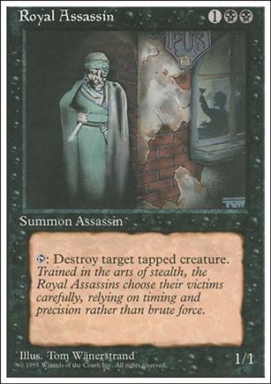 Magic the Gathering: 4th Edition (Base Set) card 157 Royal Assassin