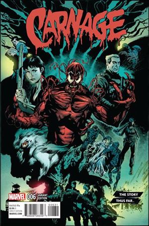 Carnage (2016) issue 6-C Mike Perkins The Story Thus Far... Cover