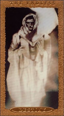 Sandman Trading Cards (Endless Gallery Gold Foil Subset) card II Destiny (Embossed Gold Foil)