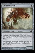 Magic the Gathering: Duel Decks: Jace vs. Chandra (Base Set) card 46 Oxidda Golem