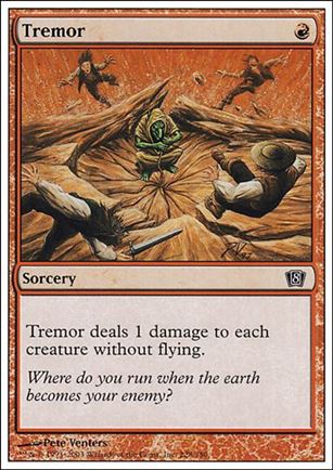 Magic the Gathering: 8th Edition (Base Set) card 228 Tremor