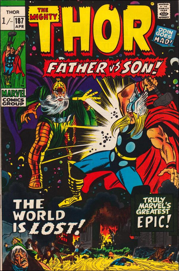 Thor (1966) issue 187-B UK Price Cover
