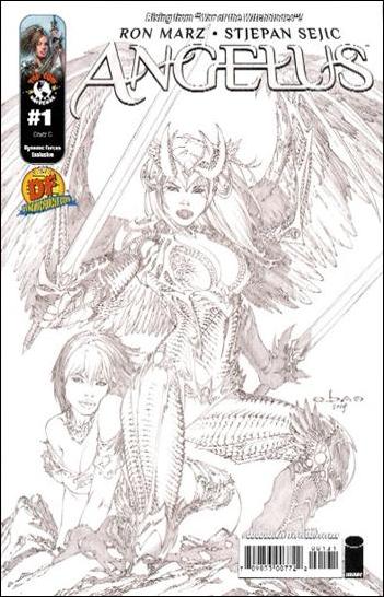 Angelus issue 1-C Eric Basaldua Dynamic Forces Sketch Cover