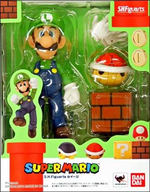 Super Mario (S.H.Figuarts)  figure 4 Luigi