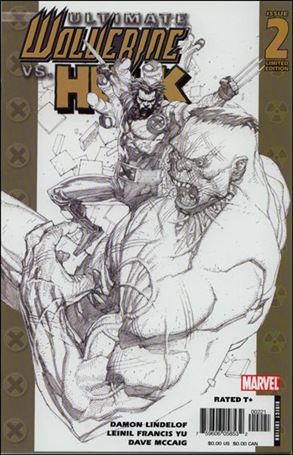 Ultimate Wolverine vs Hulk issue 2-B 1:50 Sketch Cover