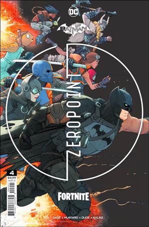 Batman/Fortnite: Zero Point issue 4-D Mikel Janin Black Cover (2nd Printing)