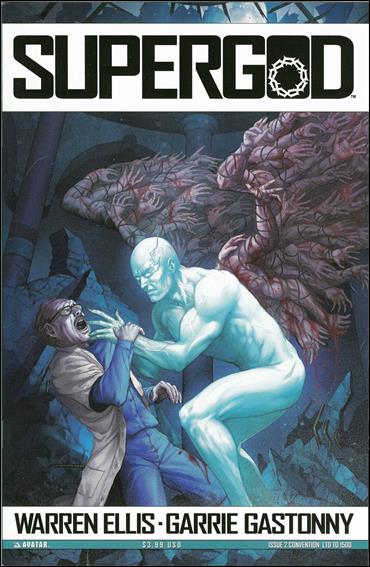 Warren Ellis' Supergod issue 2-E Convention Cover