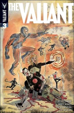 Valiant issue 3-B Jeff Lemire & Matt Kindt Cover